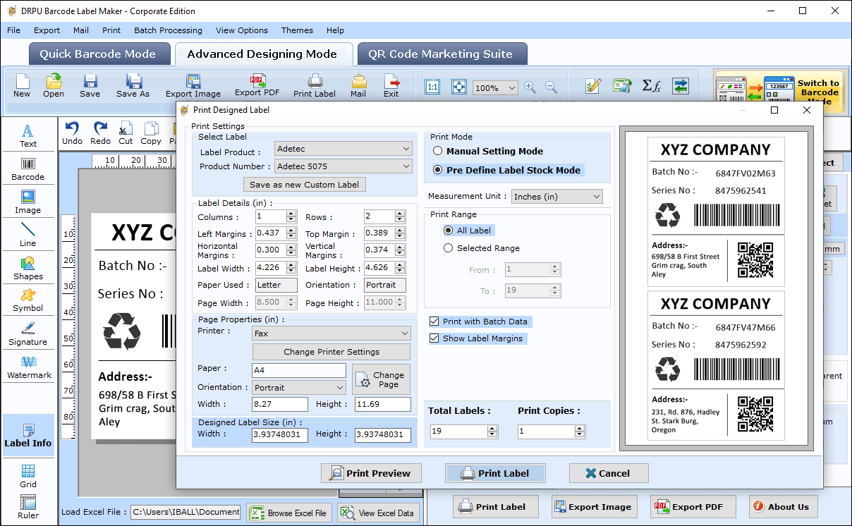 Print Settings